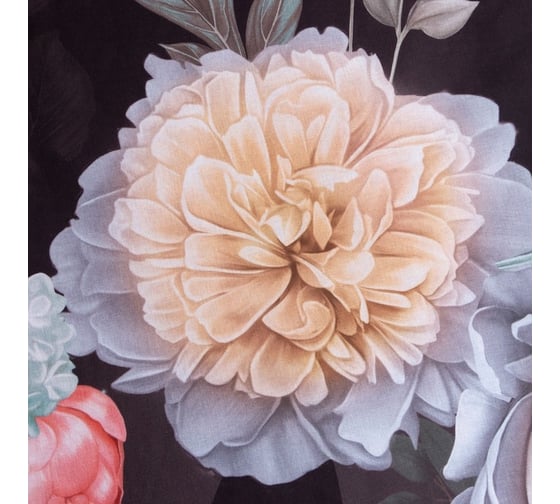 Комплект постельного белья Этель евро Flowers 200x215 см, 220x240 см, 50x70 см - 2 шт., поплин, 125 г/м2 7914040