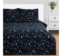 Комплект: пододеяльник и 2 наволочки Этель Звездное небо 143x215 см, 50x70 см - 2 шт., 100% хлопок 7986080