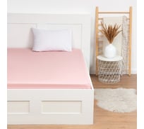 Простыня на резинке Этель 160x200x25, розовый, 100% хлопок, бязь 125 г/м2 9046079