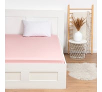 Простыня Этель 200x215, розовый, 100% хлопок, бязь 125 г/м2 9046075