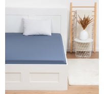 Простыня Этель 220x240, синий, 100% хлопок, бязь 125 г/м2 9046029