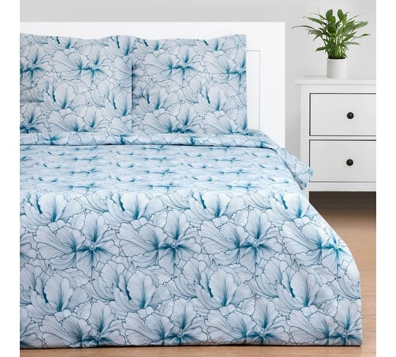 Комплект постельного белья Этель евро Великолепие(вид2) 200x217, 220x240, 70x70 - 2 шт., бязь, 125 г/м2 9303835 1