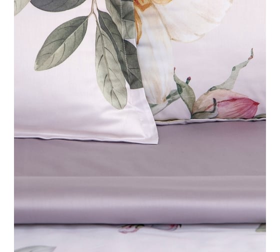 Комплект постельного белья Этель 1.5 спальный, Bloom 143x215 см, 150x214 см, 50x70+3 см - 2 шт., мако-сатин 9322136
