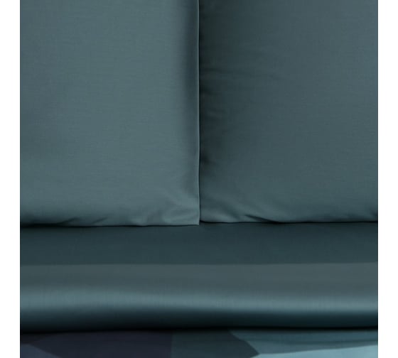 Комплект постельного белья Этель Евро Даймонд (вид 2) 200x210 см, 210x240 см, 50x70 см - 2 шт., мако-сатин 9482476