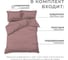 Комплект постельного белья Этель 1,5 спальный, Twilight Mauve 143x215, 150x215, 50x70+3 - 2 шт., мако-сатин, 114 г/м2 9144530 3