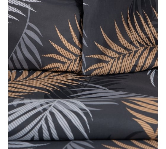 Комплект постельного белья Этель евро Flying leaves 200x217 см, 220x240 см, 70x70 см - 2 шт., поплин 9233649