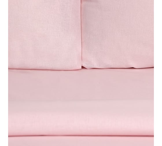 Комплект постельного белья Этель евро Crystal rose 200x215, 220x240, 50x70 см - 2 шт., 100% хлопок, поплин 125 г/м2 9241675