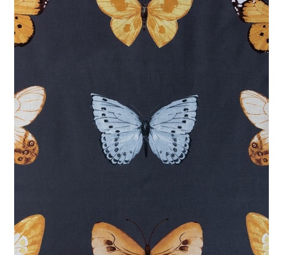 Комплект постельного белья Этель дуэт Butterfly dance 143x215 см - 2 шт., 220x240 см, 70x70 см - 2 шт., поплин 9308517
