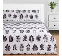 Комплект постельного белья Этель 1.5 спальный, Natural print 143x215 см, 150x214 см, 50x70 см, 2 шт., мако-сатин 9308547