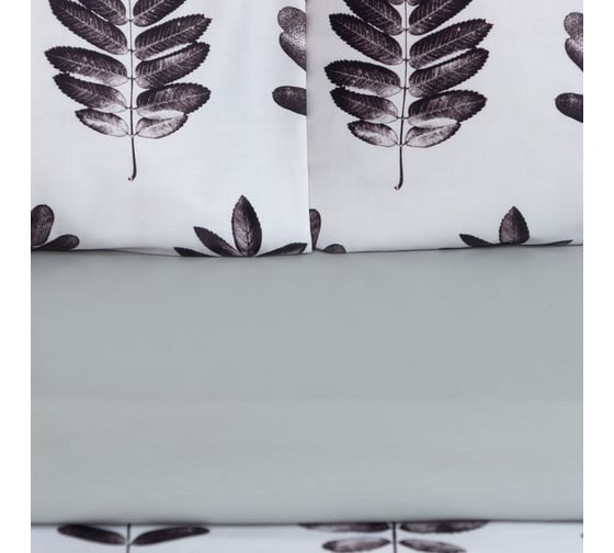 Комплект постельного белья Этель 1.5 спальный, Natural print 143x215 см, 150x214 см, 50x70 см, 2 шт., мако-сатин 9308547