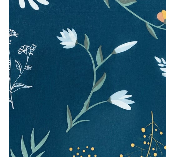 Комплект постельного белья Этель евро Herbs 200x217 см, 220x240 см, 50x70 см - 2 шт., поплин 9322134