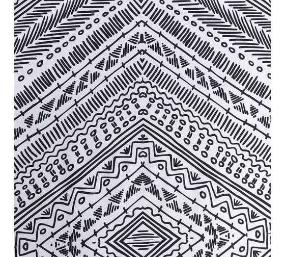 Комплект постельного белья Этель 2 спальный, Этнос 180x215 см, 200x225 см, 50x70± 3 см - 2 шт., новосатин 9490269