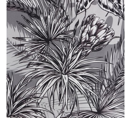 Комплект постельного белья Этель 2 спальный, Tropical vibes 175x215 см, 200x220 см, 50x70 см - 2 шт., мако-сатин 114 г/м2 9355449