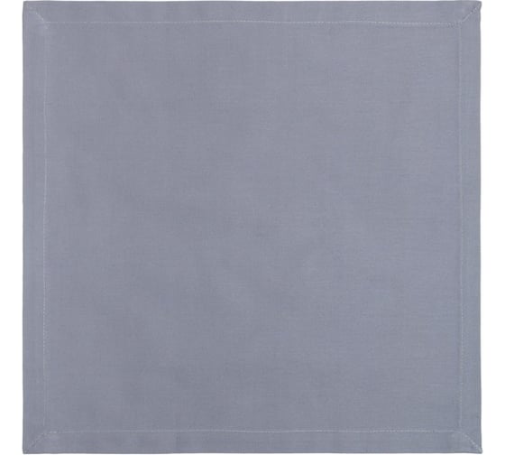 Набор салфеток с декоративными кольцами Этель Grey pleasure 40x40 см, 4 шт, 100% хлопок, саржа 190 гр/м2 7675079