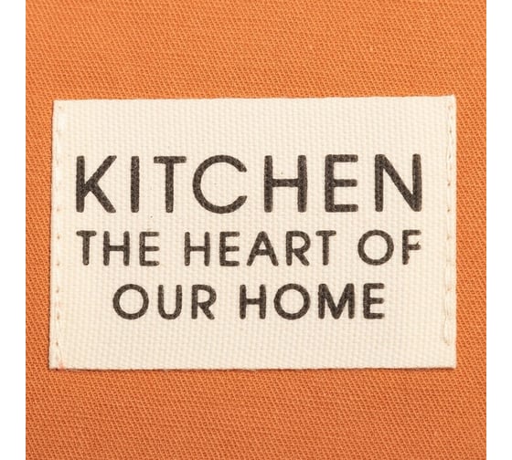 Набор салфеток Этель Kitchen, оранжевый, 30x40 см, 2 шт, 100% хлопок, саржа 220 г/м2 7866028