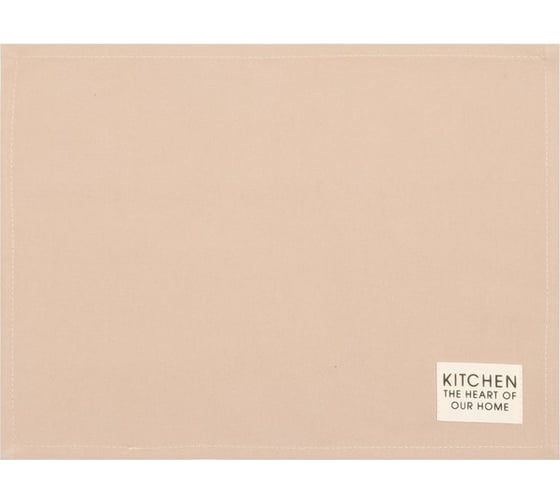 Набор салфеток Этель Kitchen, бежевый, 30x40 см, 2 шт, 100% хлопок, саржа 220 г/м2 7866006
