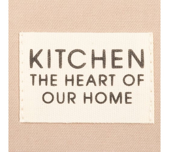 Набор салфеток Этель Kitchen, бежевый, 30x40 см, 2 шт, 100% хлопок, саржа 220 г/м2 7866006