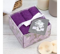 Набор махровых салфеток Этель Beautiful 30x30 см, 3 шт, хлопок, 340 г/м2 7574078