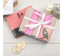Набор махровых салфеток Этель Hi, baby 30x30 см, 5 шт, 100% хлопок, 340 гр/м2 7576355