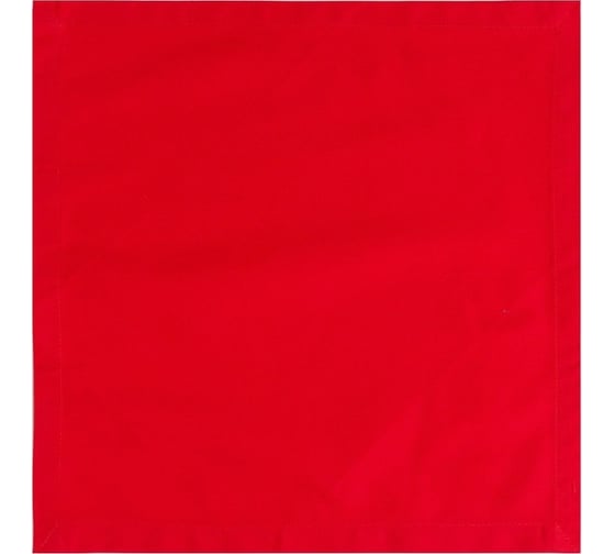 Набор салфеток с декоративными кольцами Этель Red pleasure 40x40 см, 2 шт, 100% хлопок, саржа 190 гр/м2 7675073