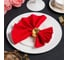 Набор салфеток с декоративными кольцами Этель Red pleasure 40x40 см, 2 шт, 100% хлопок, саржа 190 гр/м2 7675073 2