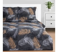 Комплект постельного белья Этель 1.5 спальный, Flying leaves 143x215 см, 150x214 см, 70x70 см - 2 шт., поплин 9233647