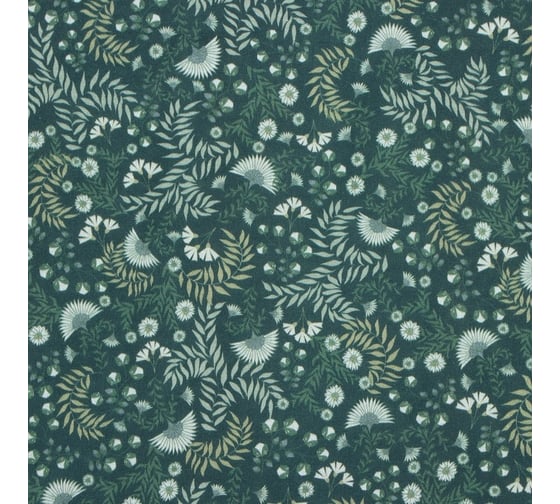 Комплект постельного белья Этель евро Small leaves, 200x217 см, 220x240 см, 50x70 см - 2 шт., поплин 9947005