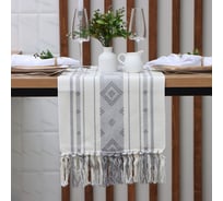 Дорожка Этель Grey pattern 32x170 см, 50% хлопок, 50% лен 10150839