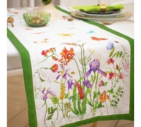 Дорожка на стол Этель Луговые цветы 40x146+/-3 см, 100% хлопок, саржа 190 гр/м2 4026196