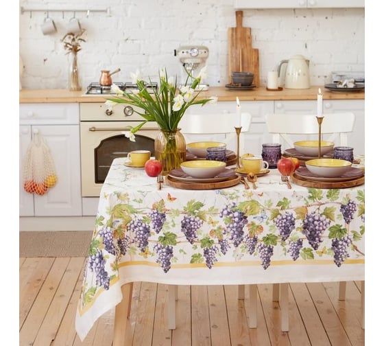 Набор столовый Этель Provence, скатерть 110x150 +/- 3 см, салфетки 4 шт 5572808