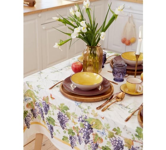 Набор столовый Этель Provence, скатерть 110x150 +/- 3 см, салфетки 4 шт 5572808