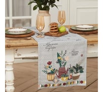 Дорожка Этель Hygge 40x146 см, 100% хлопок, саржа 190 г/м2 5423056