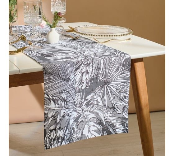 Дорожка Этель Palm leaves 40x149 см, 100% хлопок, саржа 190 г/м2 9322472