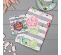 Набор Этель String time полотенце 40x73 см, саржа 190 гр/м2, формочки для печенья 4685252