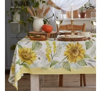 Скатерть Этель Солнечные цветы 180x147 см, 100% хлопок, саржа 190 г/м2 4645839