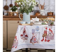 Скатерть Этель Пасхальные Тильды 180x147 см, 100% хлопок, саржа 190 гр/м2 4682718