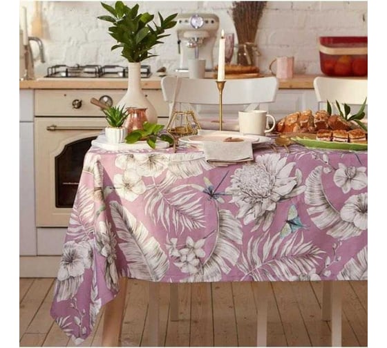 Скатерть Этель Tropical 110x147 см, 100% хлопок, саржа 190 г/м2 4645864 1