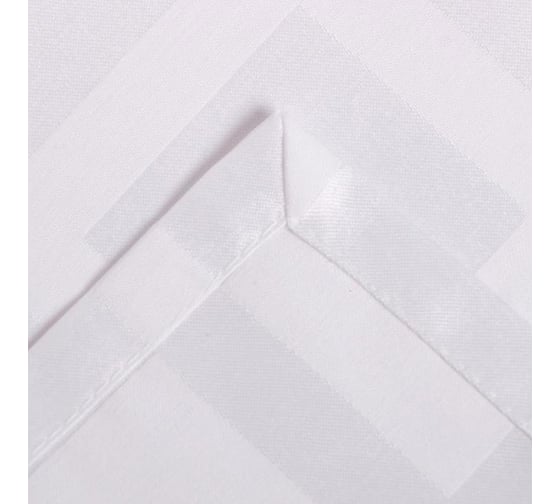 Скатерть Этель Geometry 150x110 +/-3 см, белый, 192 г/м2, хлопок с ВГМО 6974072