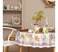 Скатерть Этель Spring easter d=149 см +/-3 см, 100% хлопок, саржа 190 гр/м2 6260669