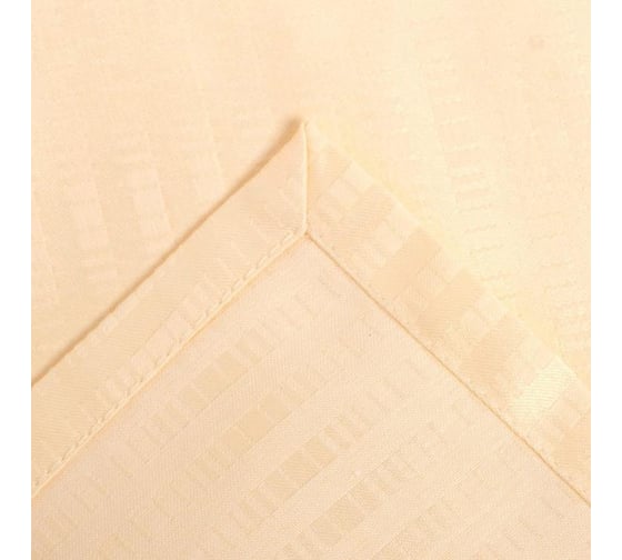 Скатерть Этель Shine 150x250 +/-3 см, молочный, 192 г/м2, хлопок с ВГМО 6974200