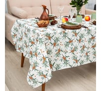 Скатерть Этель Berry garden 149x220 см, 100% хлопок, репс 210 г/м2 7560449