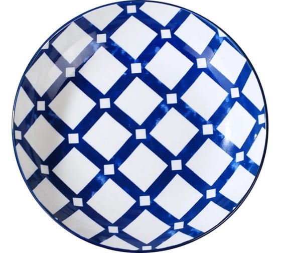 Набор тарелок Homium Kitchen, Japanese Collection, Очарование, 4шт, цвет голубой, D20см 371594charm