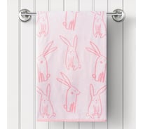 Полотенце Guten Morgen Ткань махровая, Флаффи, Цвет: Розовый (70x130 см) ПМДФлафРоз-70-130