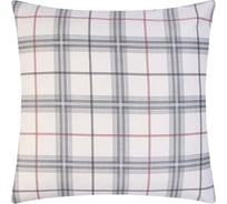 Наволочка LoveLife Серая клетка 70x70 см, 100% хлопок, сатин, 125 г/м² 9861648