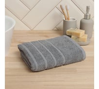 Полотенце для ног LoveLife Lines 50x90 см, серый, 100% хлопок, 400 гр/м2 9424218