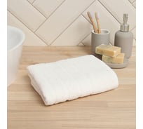 Полотенце для ног LoveLife Lines 50x90 см, белый, 100% хлопок, 400 гр/м2 9424219