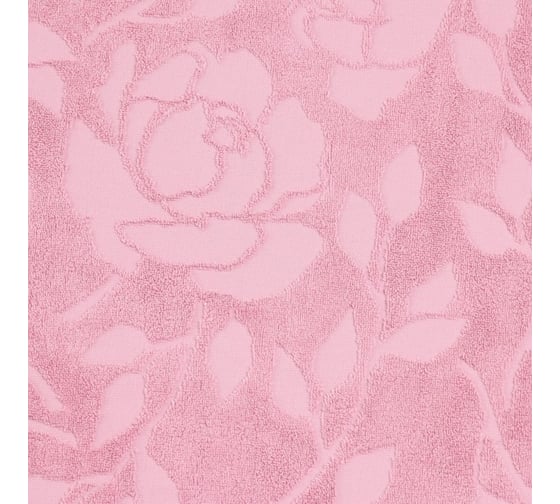 Полотенце махровое жаккардовое LoveLife Flowers 50x90 см, розовый, 100% хлопок, 500 гр/м2 9628256