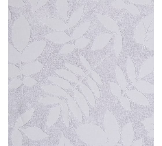 Полотенце махровое жаккардовое LoveLife Leaves 50x90 см, светло-серый, 100% хлопок, 500 гр/м2 9628262