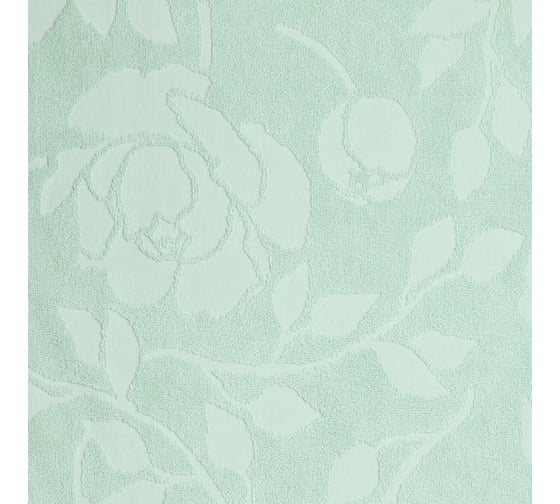 Полотенце махровое жаккардовое LoveLife Flowers 70x130 см, мятный, 100% хлопок, 500 гр/м2 9628260
