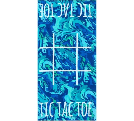 Полотенце LoveLife Love Life Морские узоры 70x140 см, велюр/махра 340 гр/м2, 100% хлопок 7364340